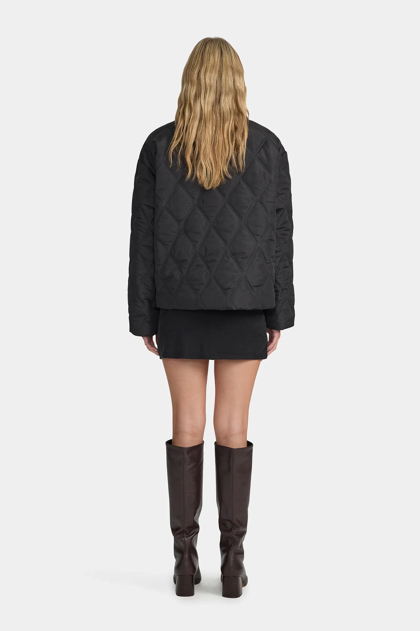 Quinton Cropped Quilted Jacket