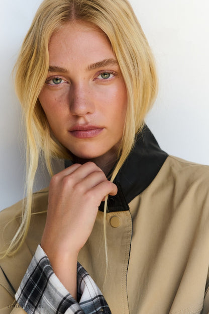 Rylan Reversible Parka - Caramel