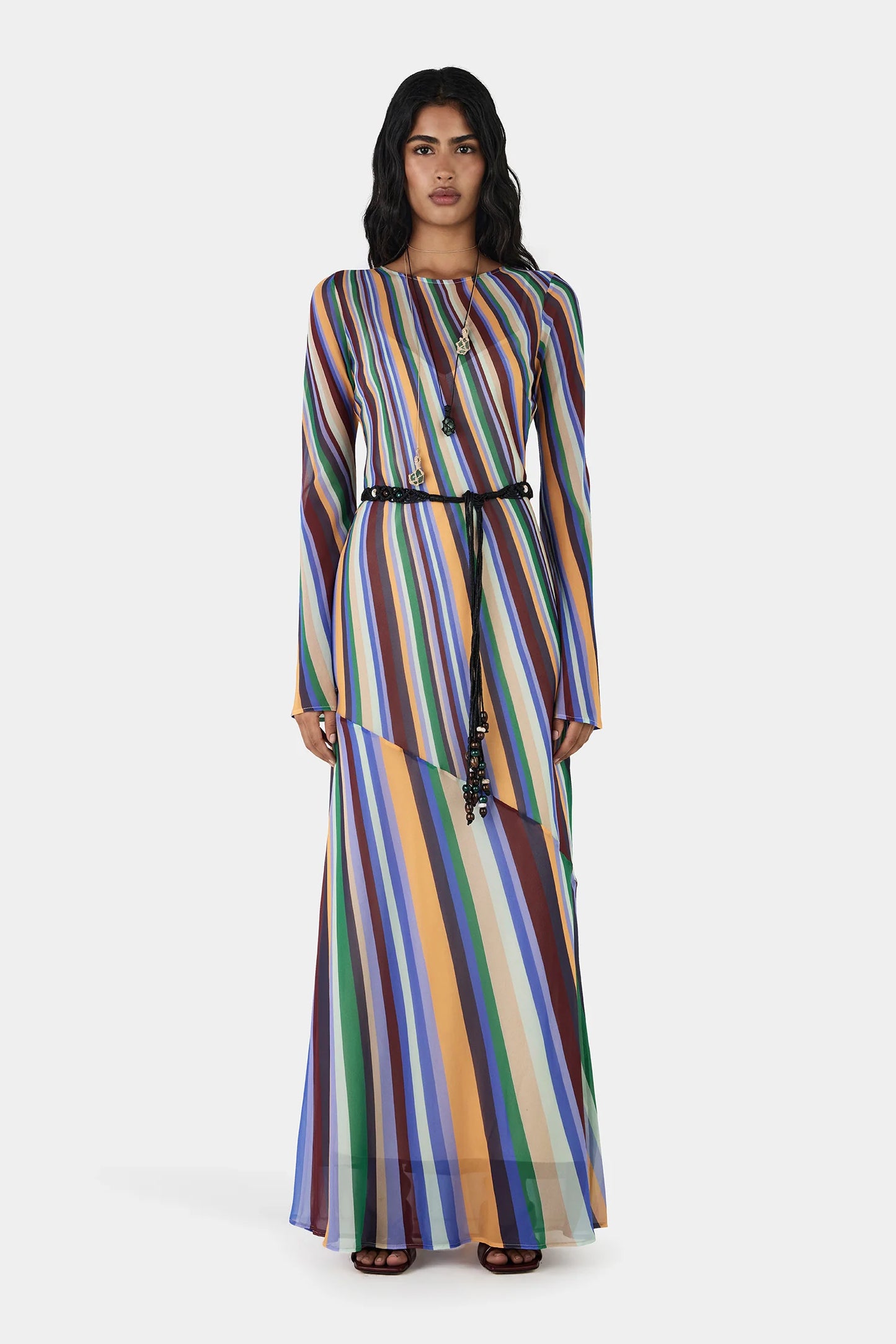 Anouk Silk Maxi Dress