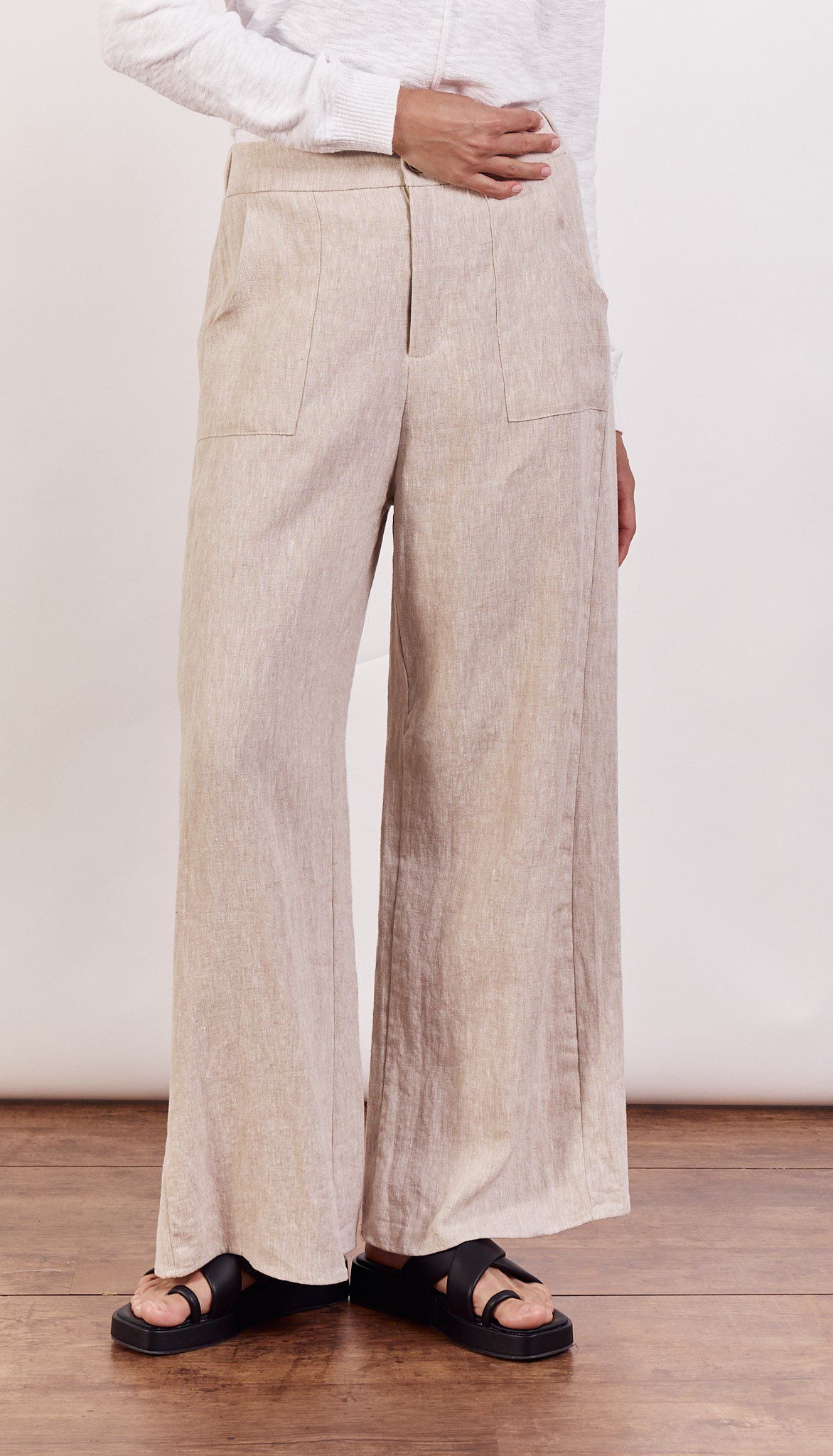 Jude Linen Pant - Natural