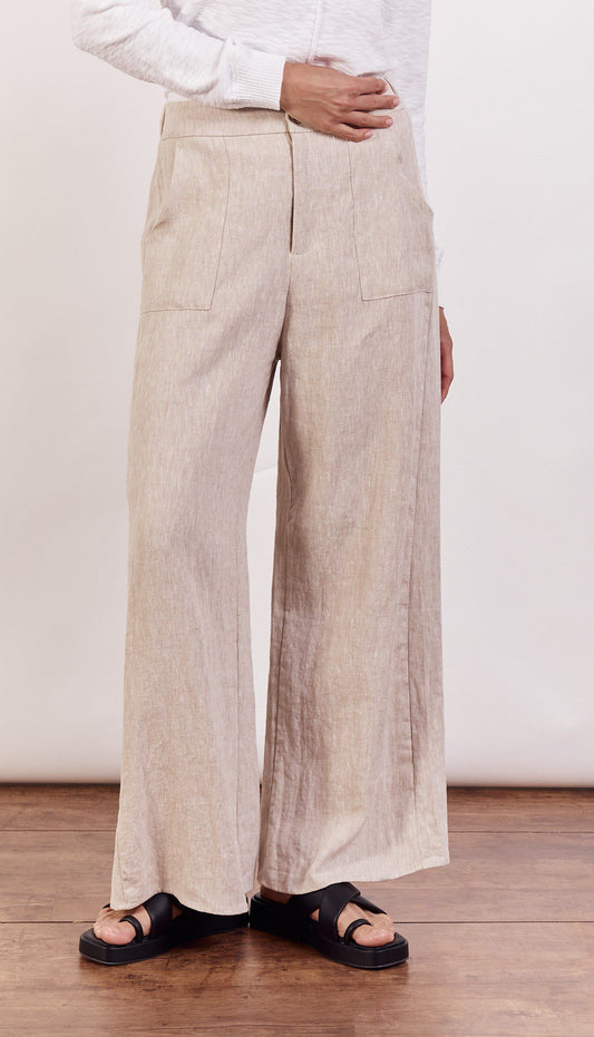 Jude Linen Pant - Natural