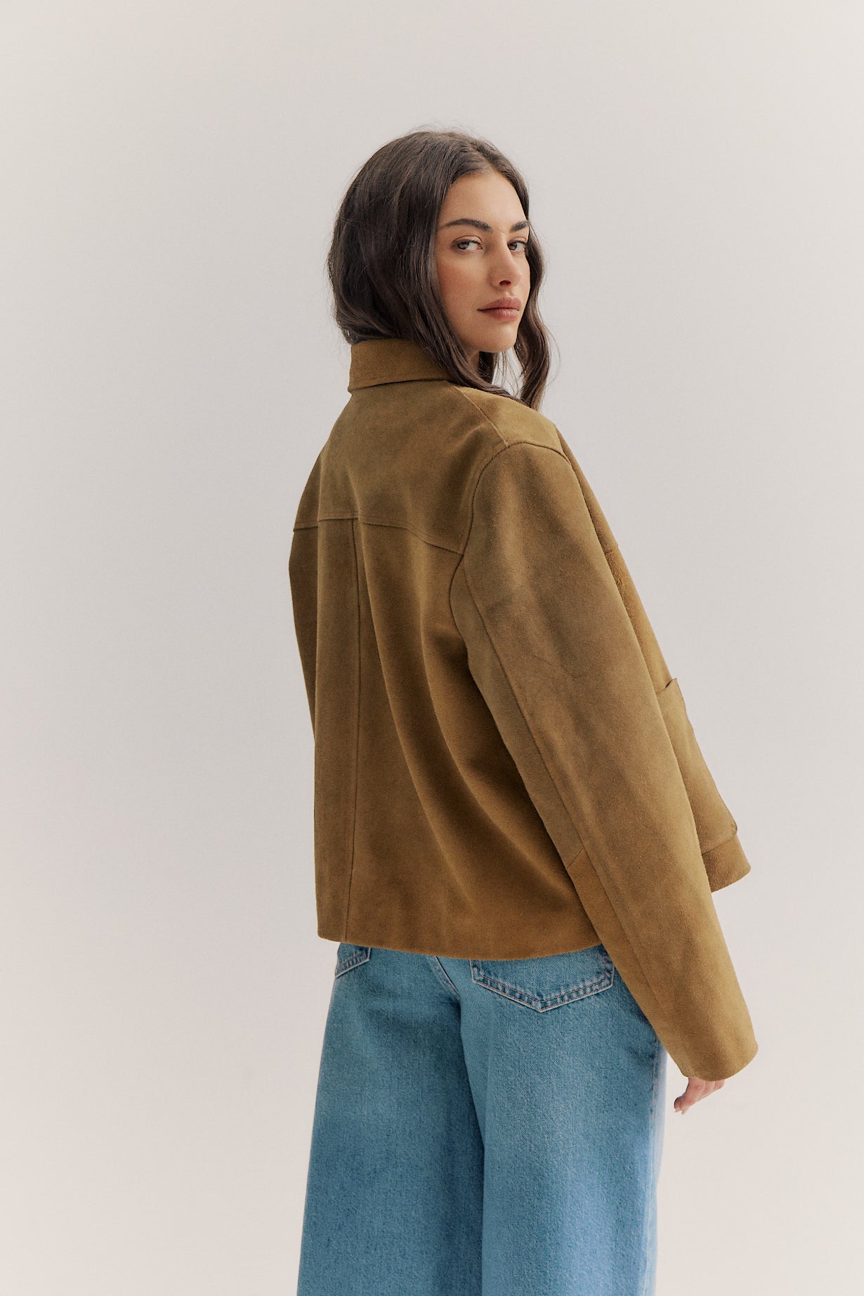 Clara Suede Jacket