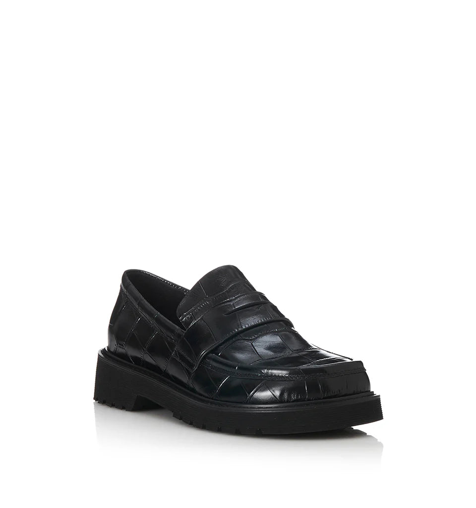 Skye Black Croc