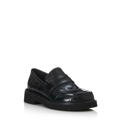 Skye Black Croc
