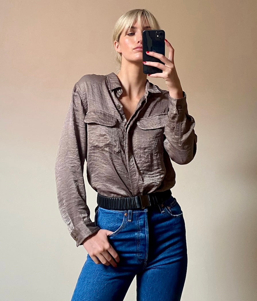 Farrow Shirt - Mushroom