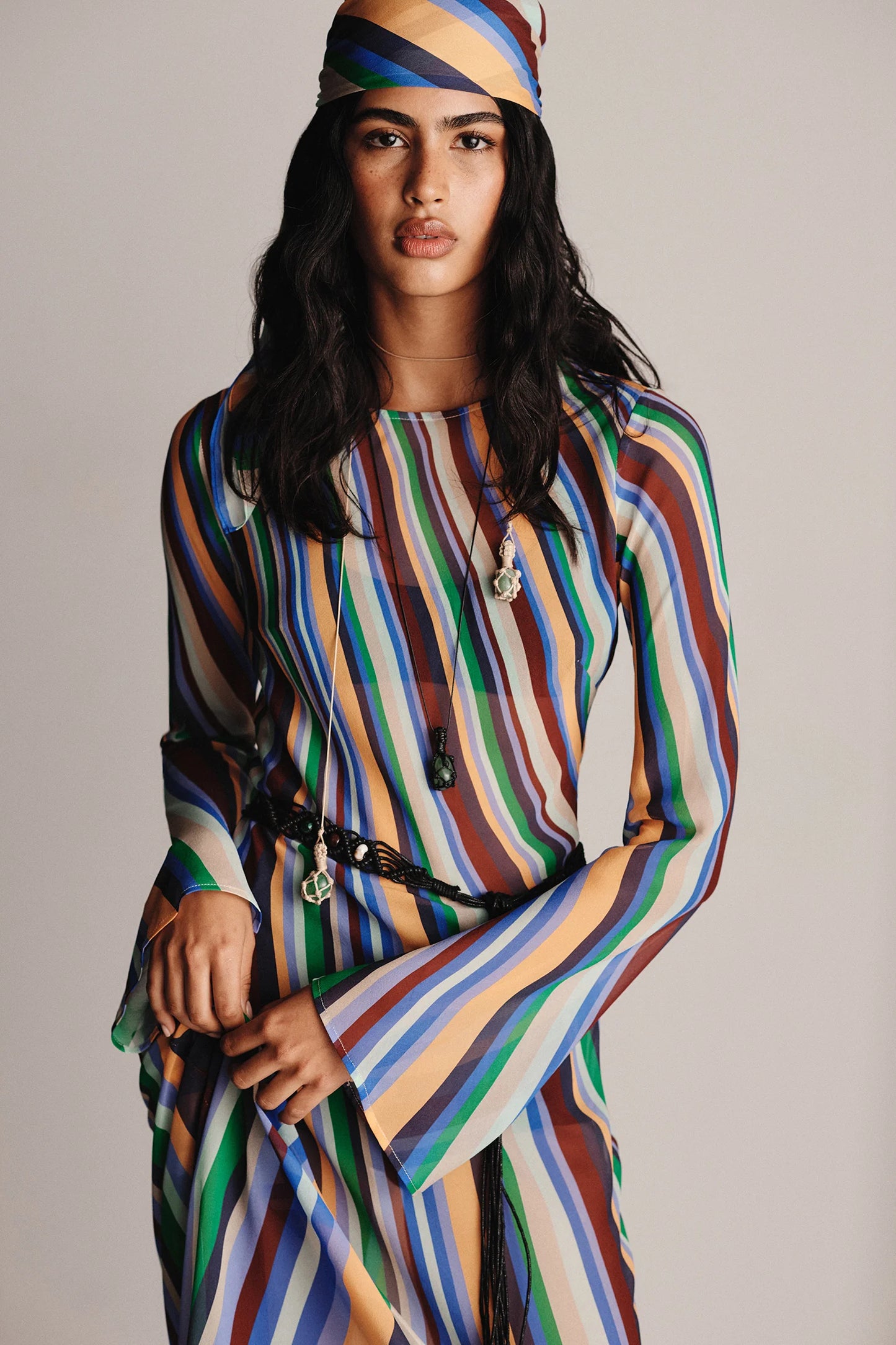 Anouk Silk Maxi Dress