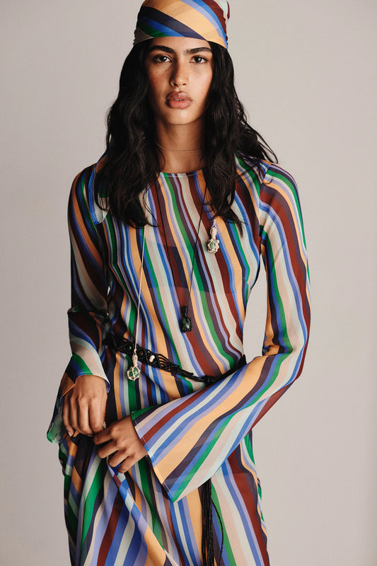 Anouk Silk Maxi Dress