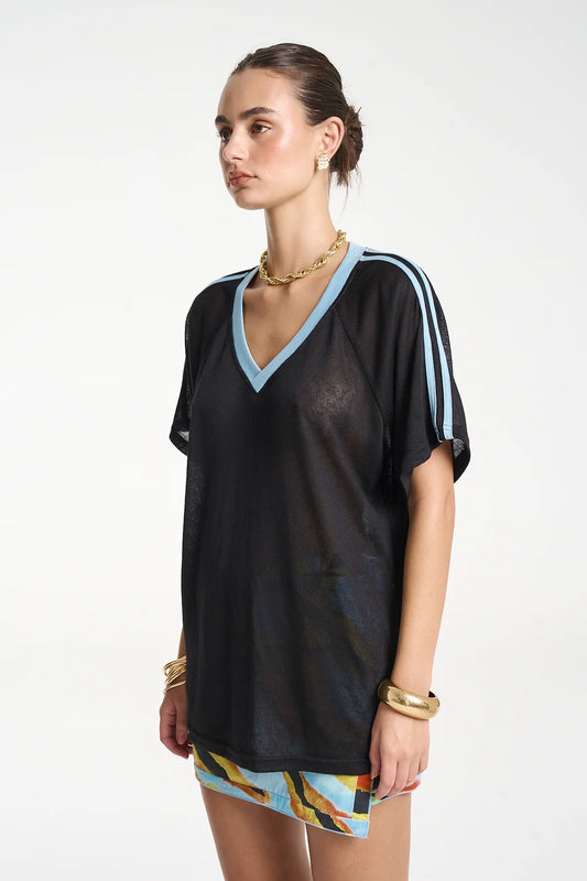 V Neck Jersey Tee