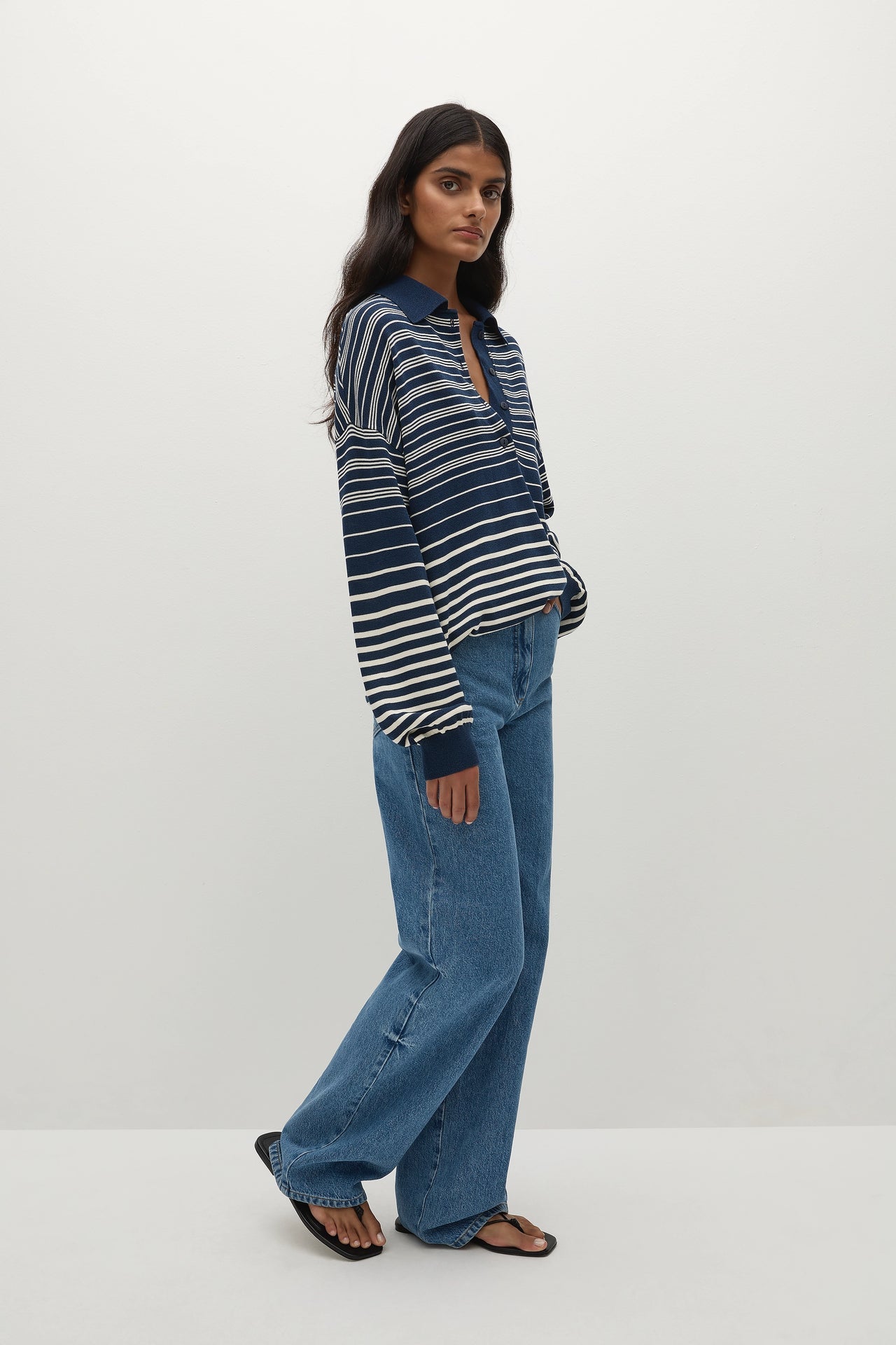 Harlow Polo Scandi Striped