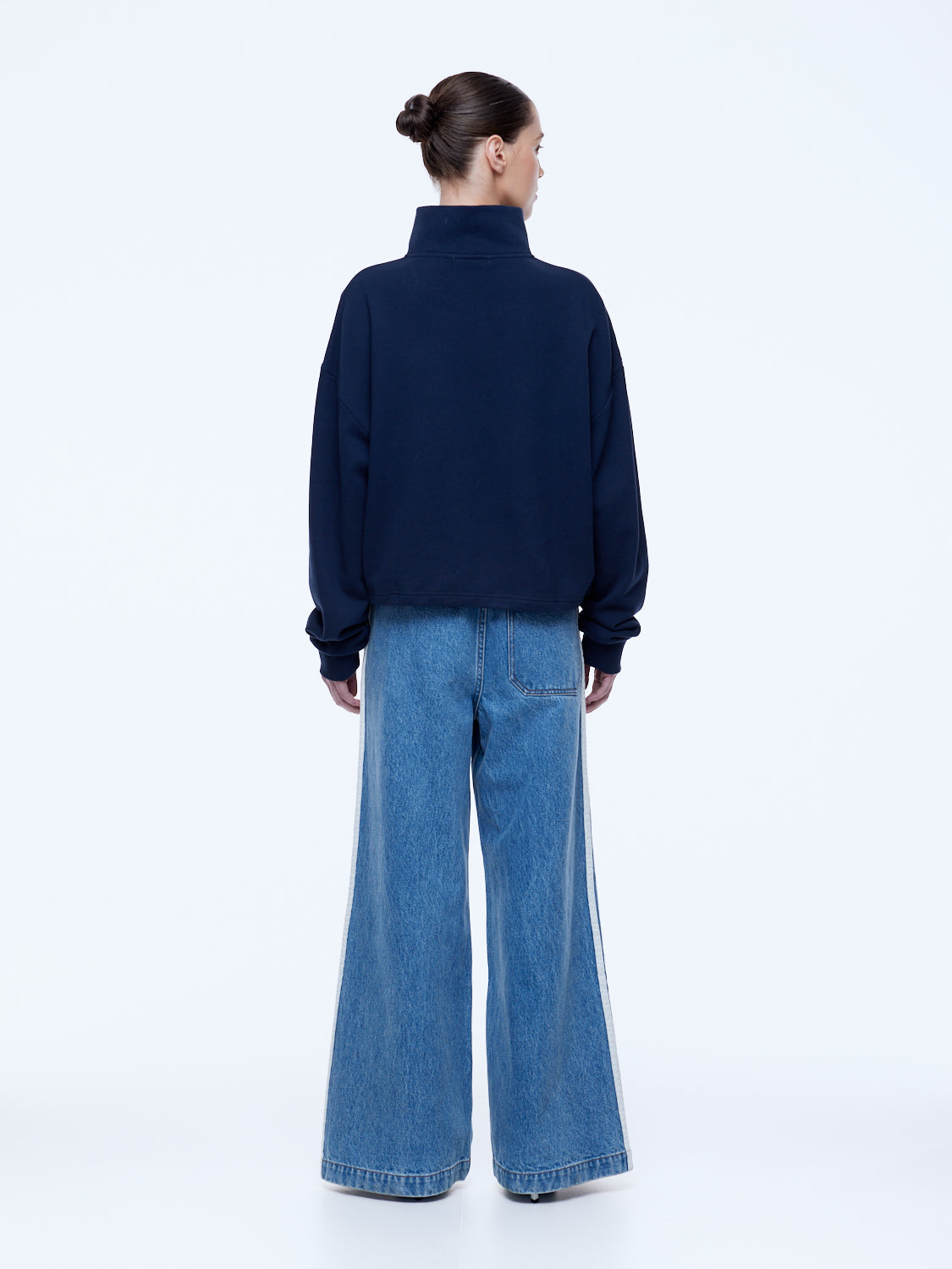 Kenzie 1/4 Zip Jumper - Navy