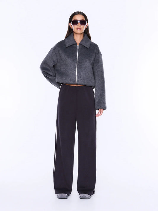 Alessia Relaxed Pant - Charcoal