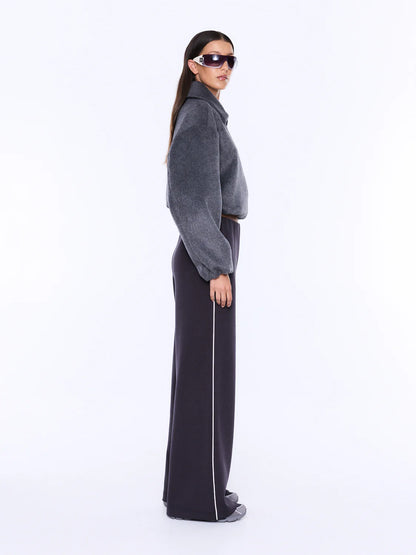 Alessia Relaxed Pant - Charcoal