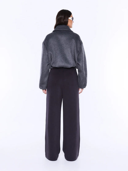 Alessia Relaxed Pant - Charcoal