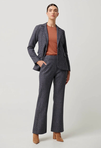 Oaklyn Chevron Stripe Blazer