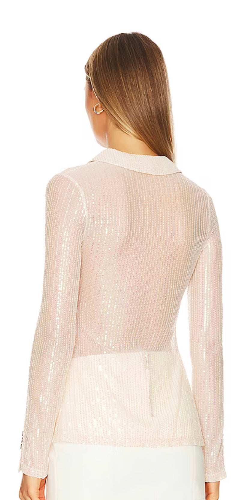Sequin Shirt - Champagne