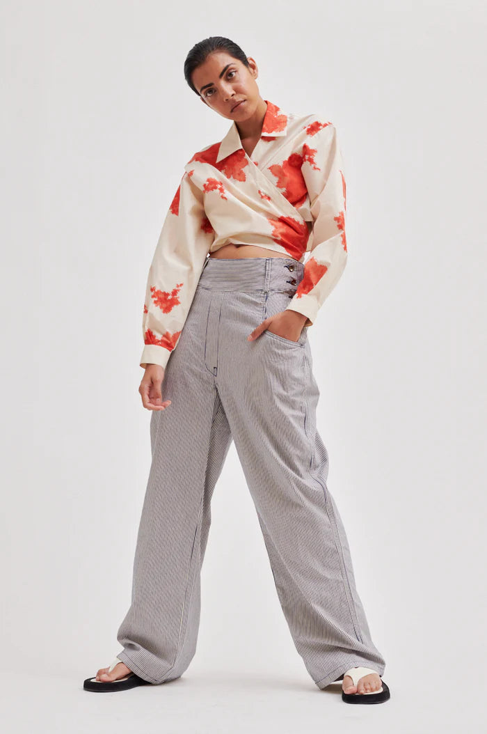 Fridenza Wrap Blouse