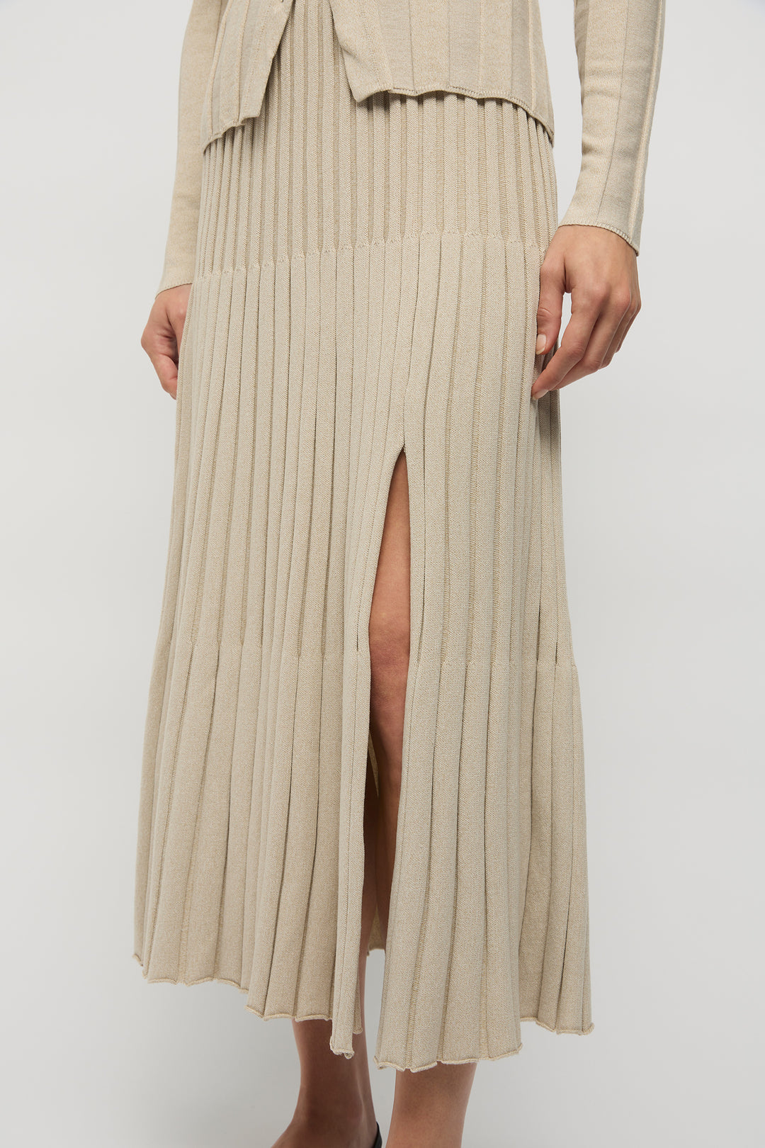 Chloe Knit Skirt - Dove