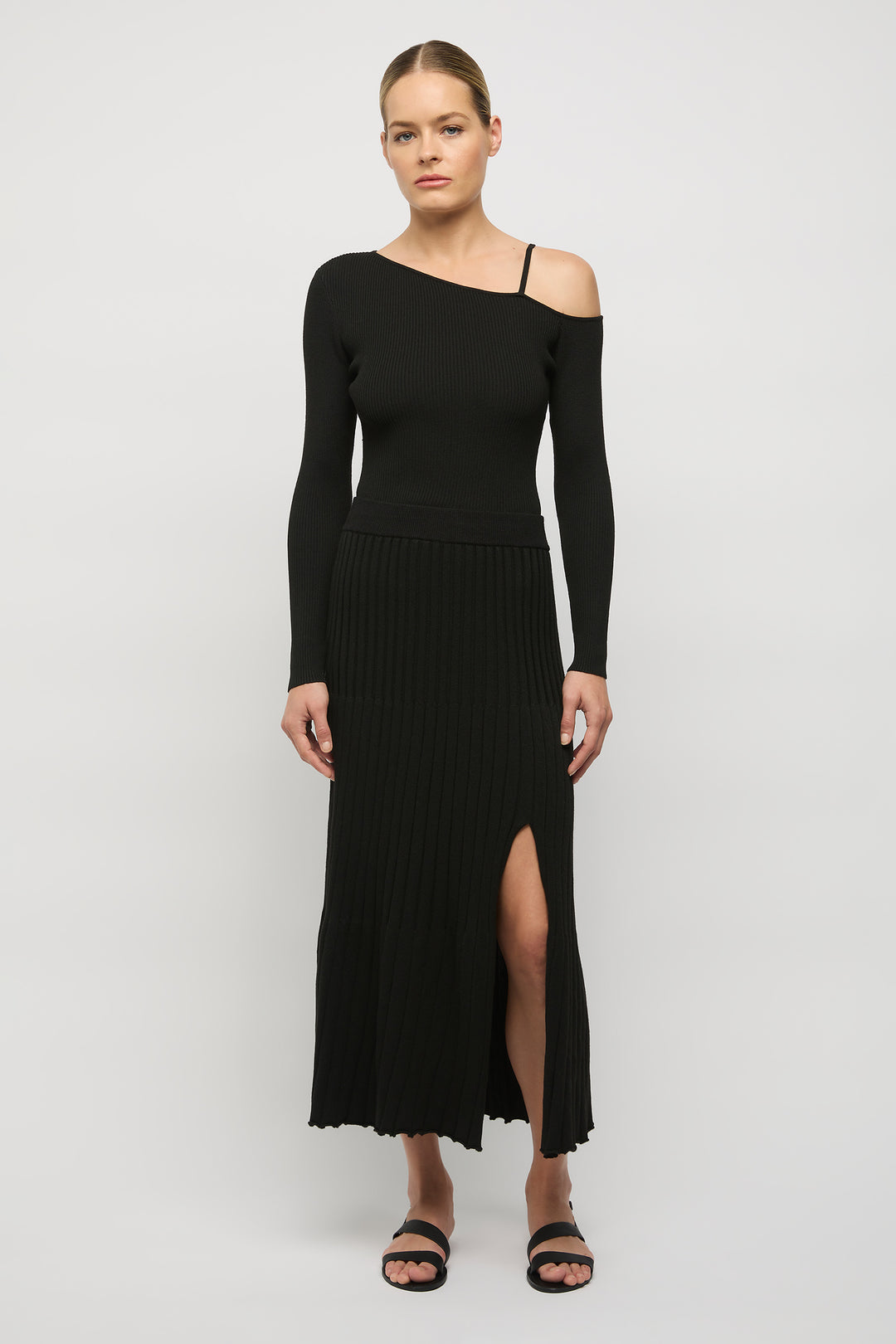 Cleo Knit Skirt - Black