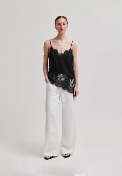 Wilina Strap Top - Black