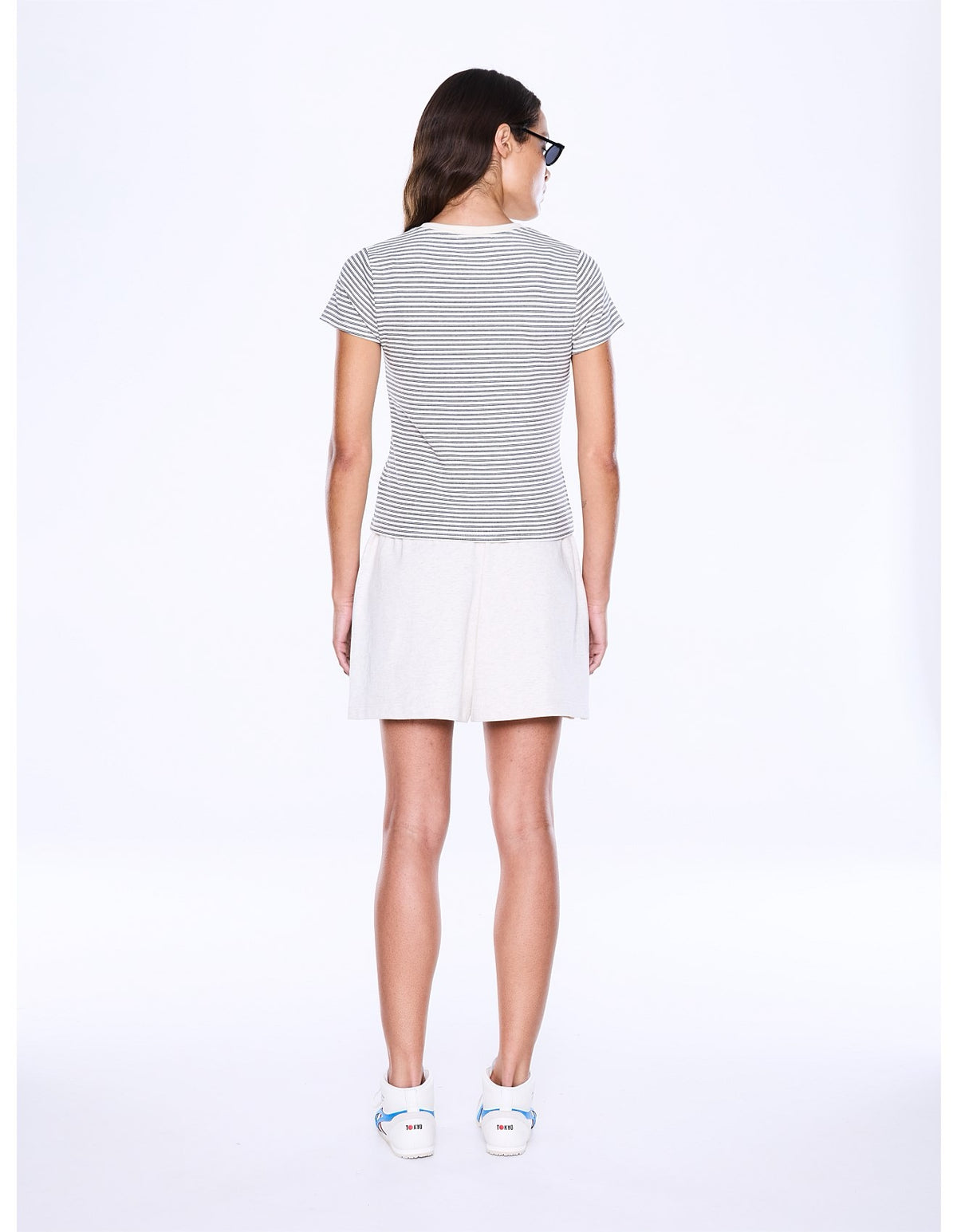 Penny Baby Tee - Black/White Stripe