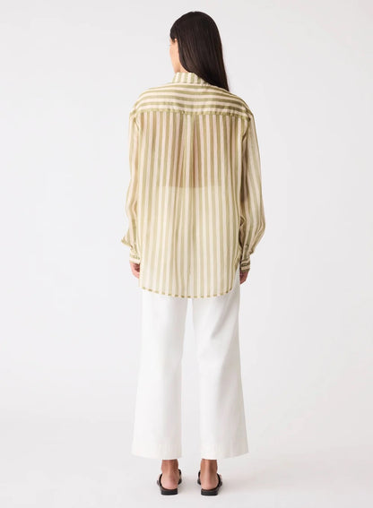 Sahara Shirt - Sage Stripe