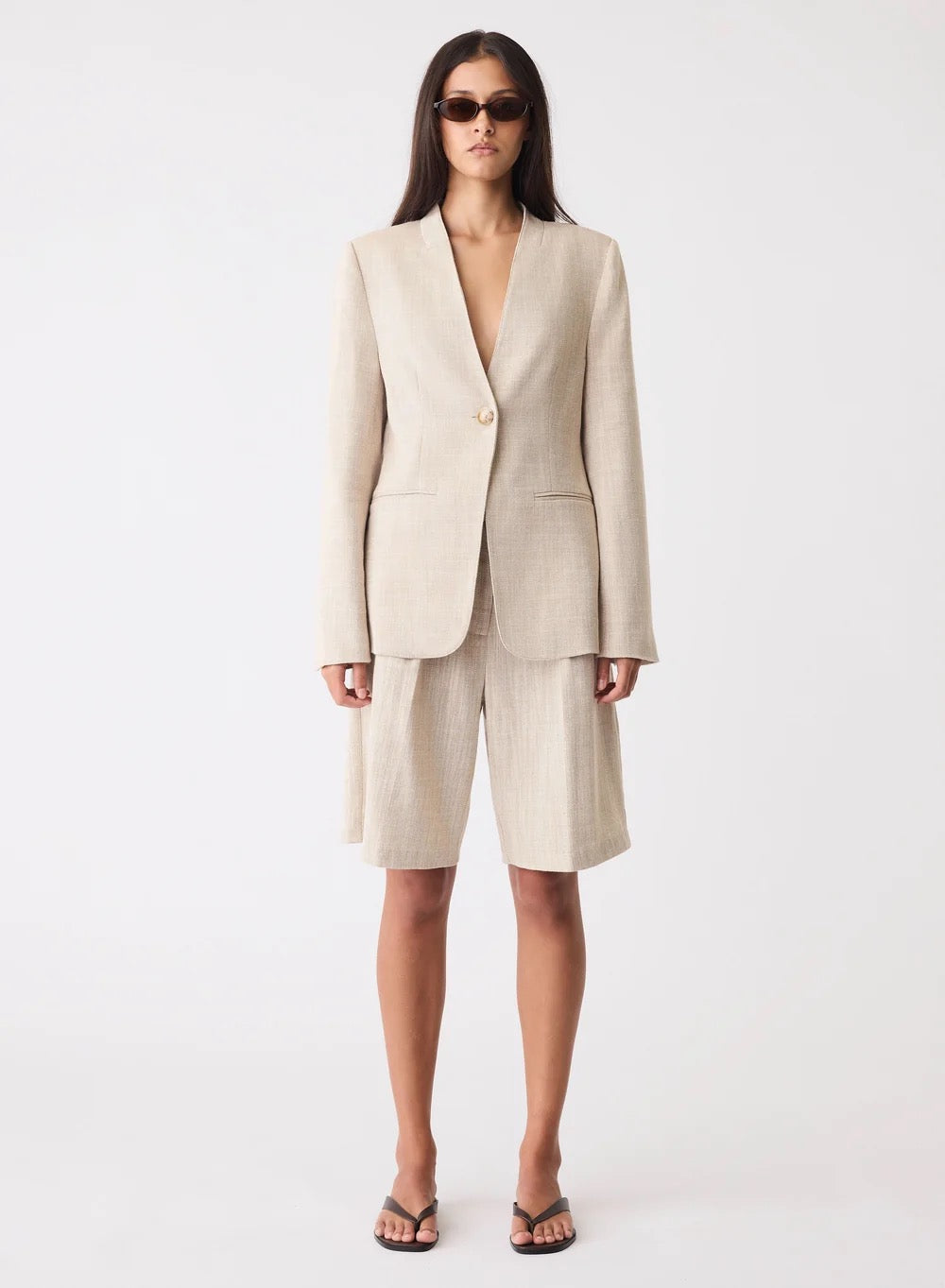 Etch Blazer - Sand