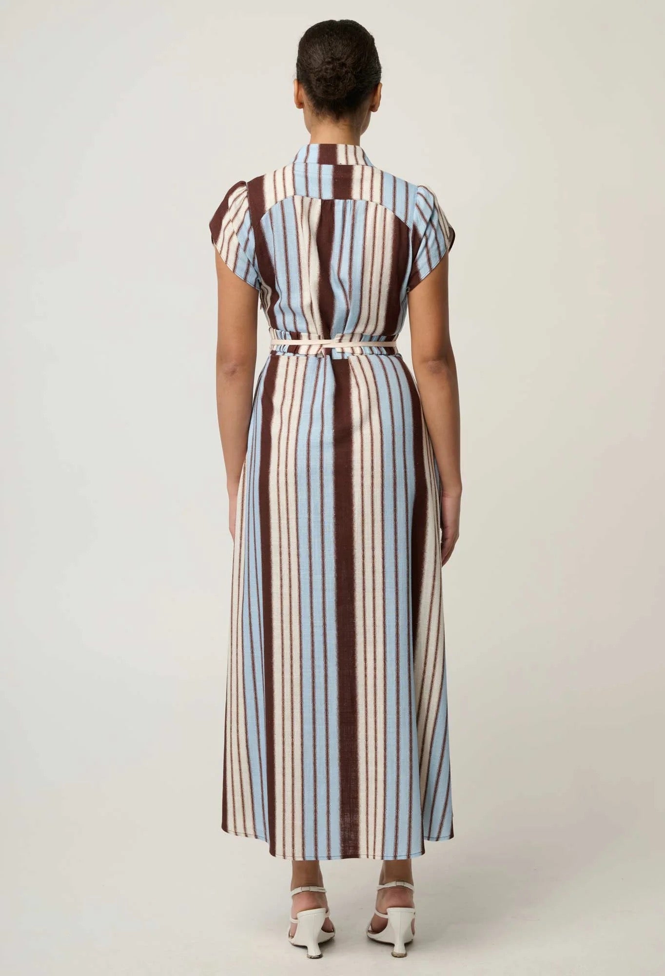 Cattleya Maxi Dress - Iridescent Stripe