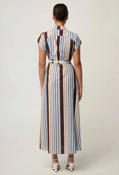 Cattleya Maxi Dress - Iridescent Stripe
