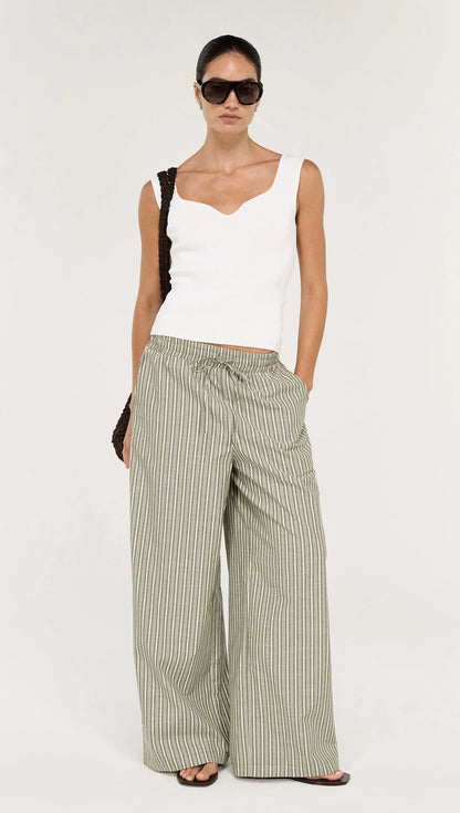Vera Knit Tank - White