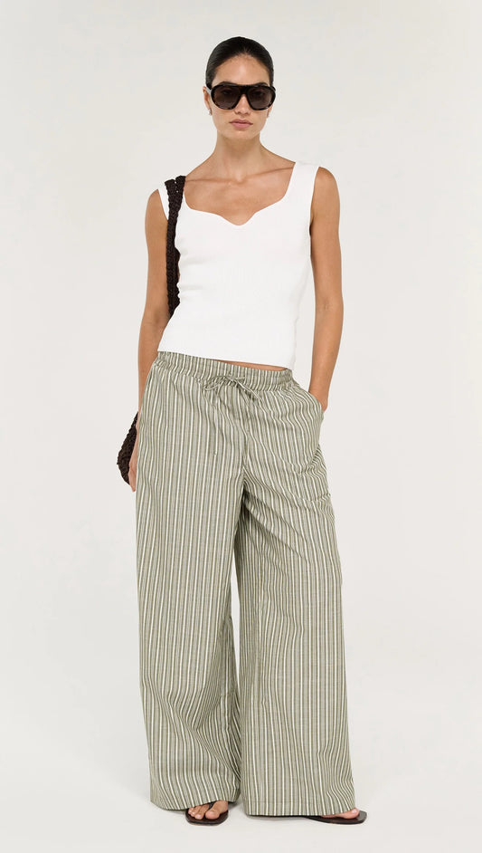 Vera Knit Tank - White