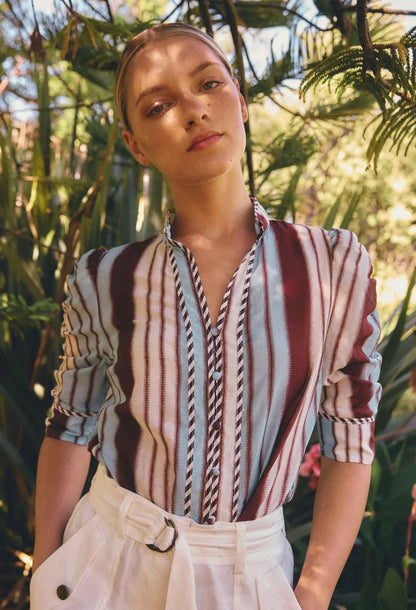 Calantha Shirt - Iridescent Stripe