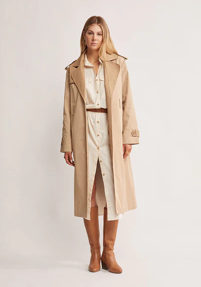 Intrepid Trench Coat - Clay
