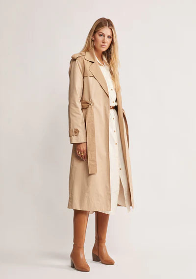 Intrepid Trench Coat - Clay
