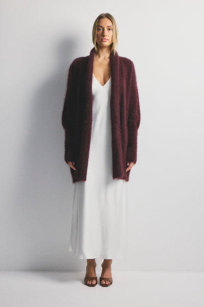 Sophia Cardigan - Aubergine