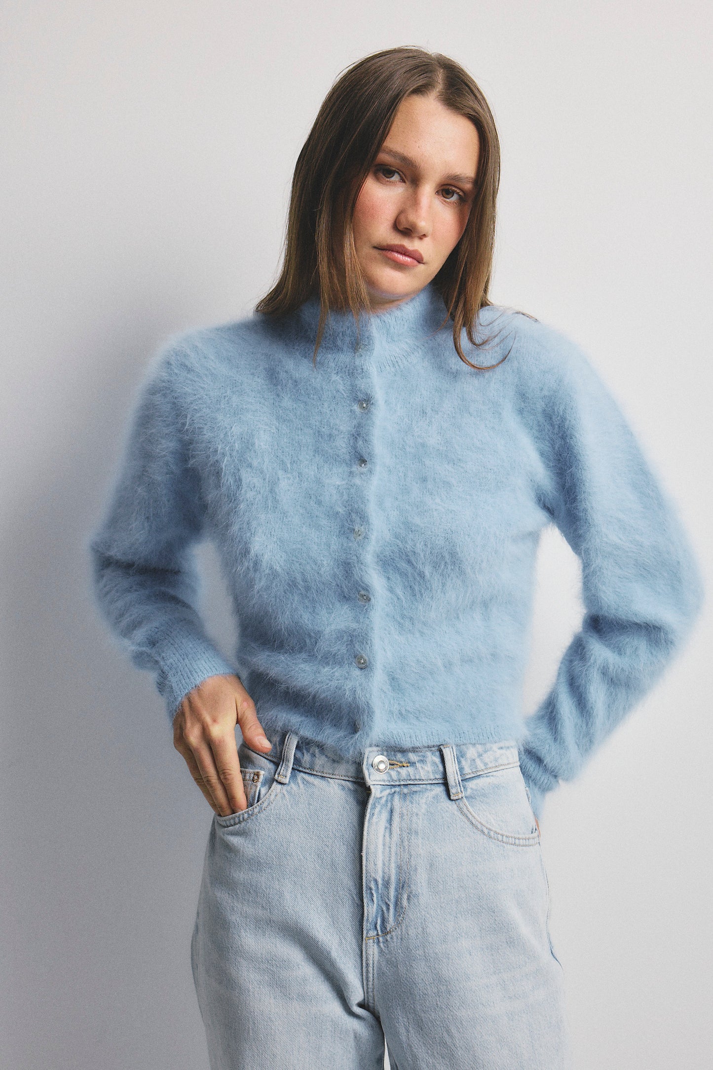 Bella Cardigan - Sky