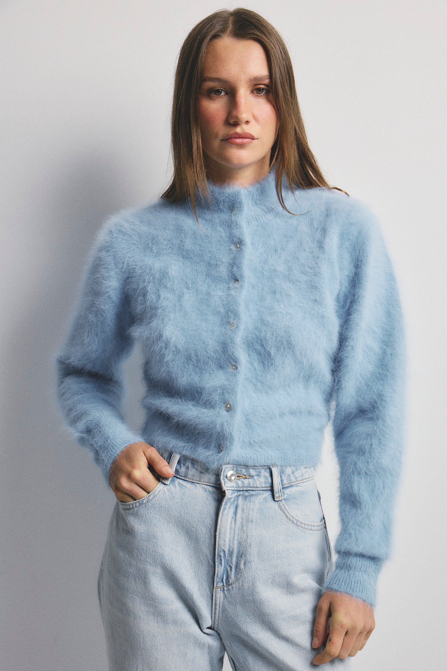 Bella Cardigan - Sky