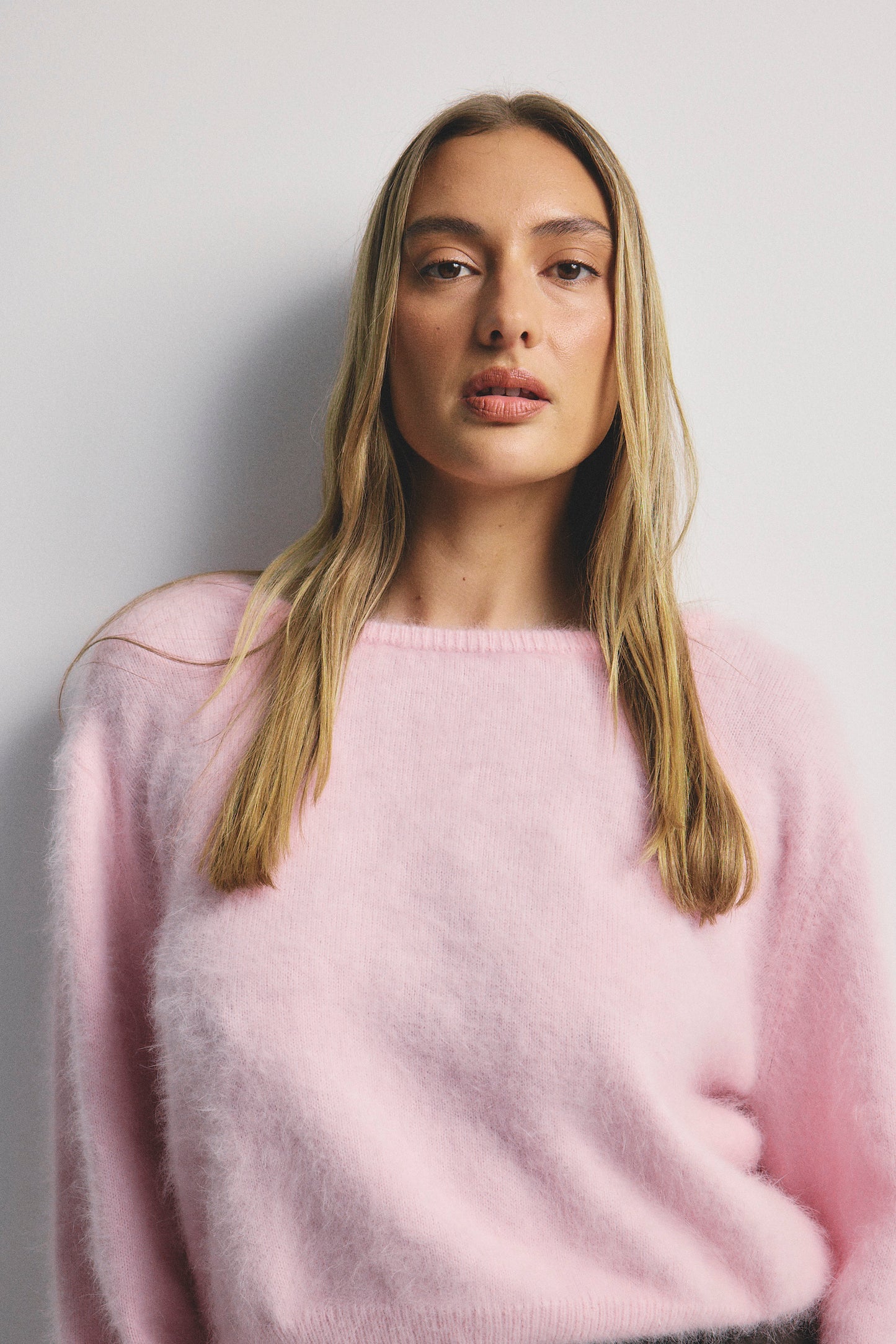 Stella Boat Neck - Rosewater