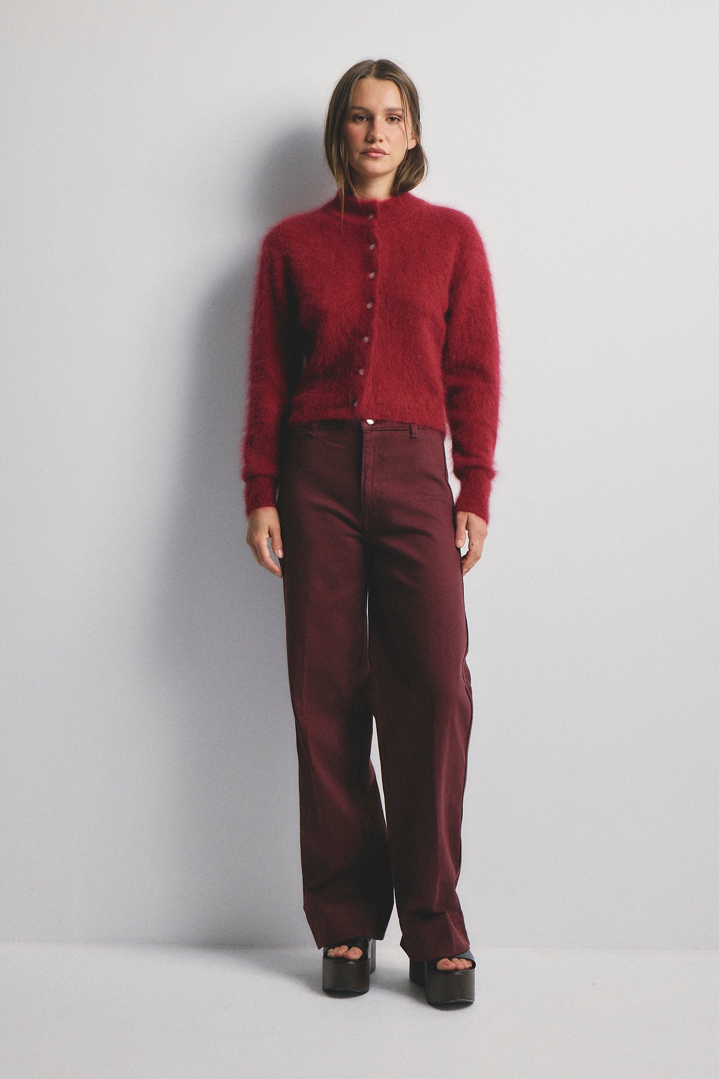 Bella Cardigan - Cerise