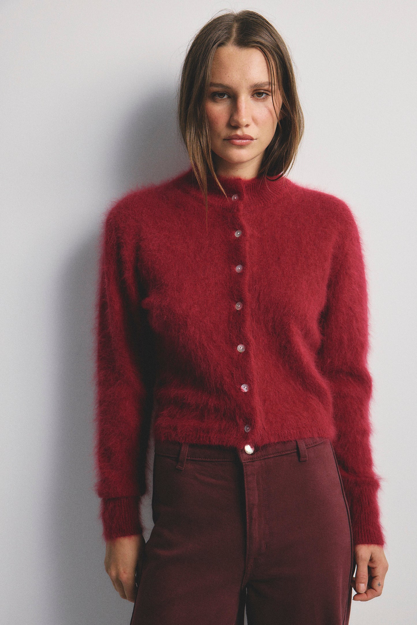 Bella Cardigan - Cerise