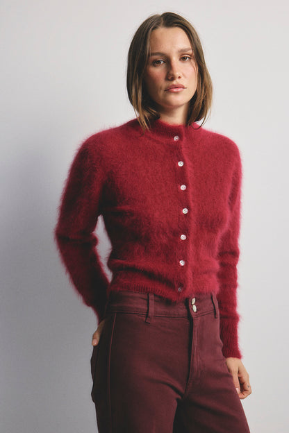 Bella Cardigan - Cerise