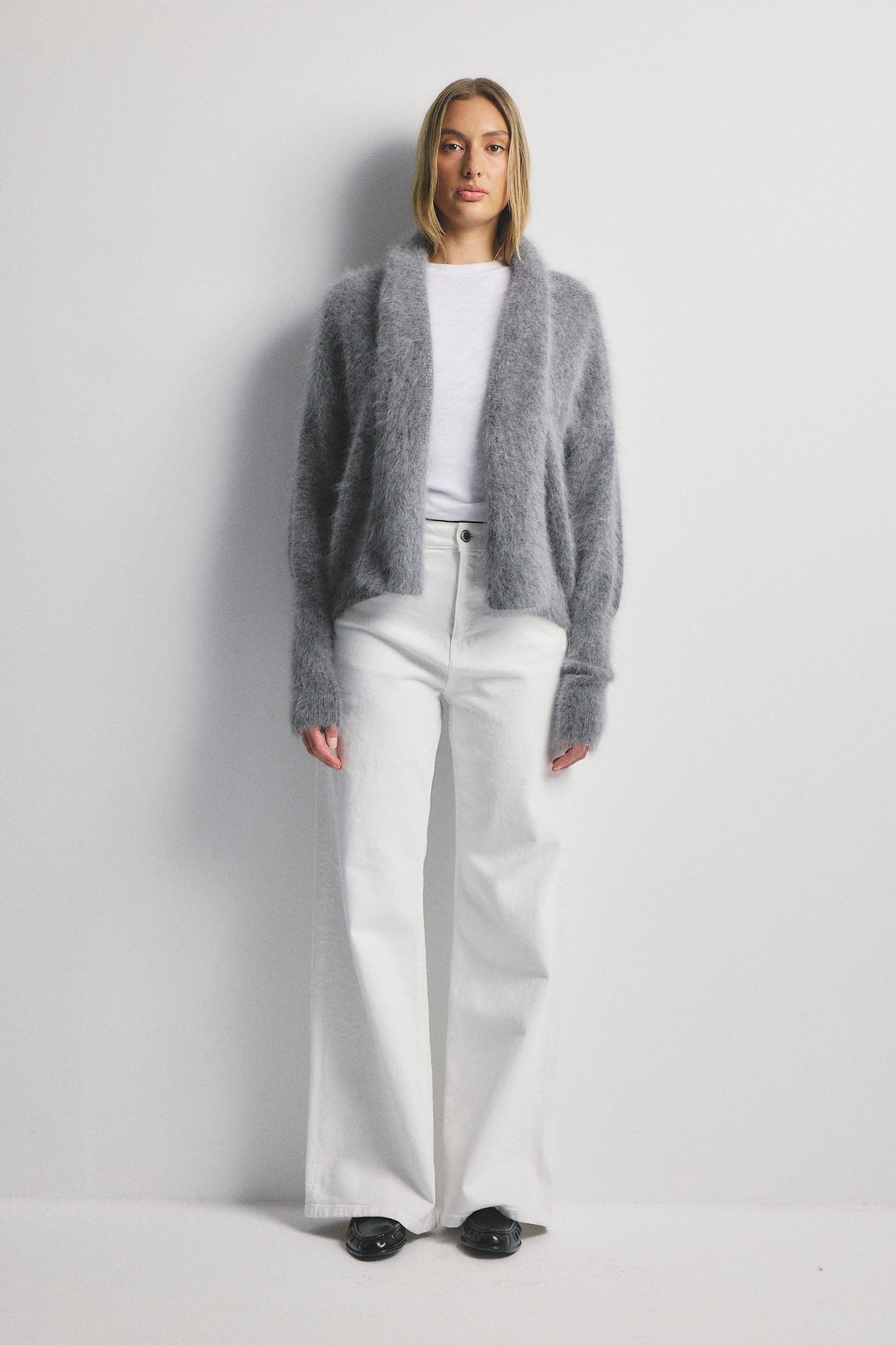Zoe Cropped - Charcoal