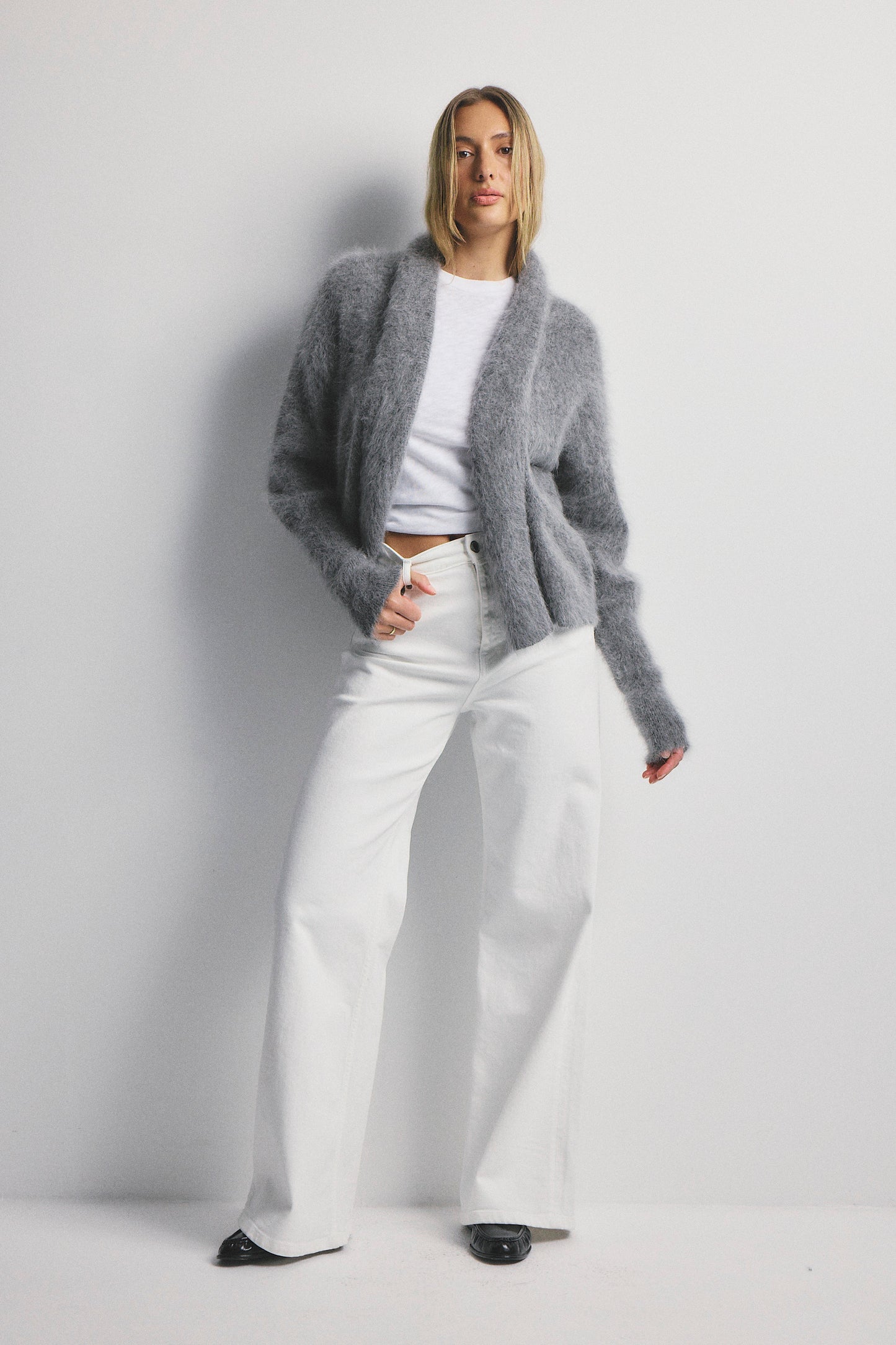 Zoe Cropped - Charcoal