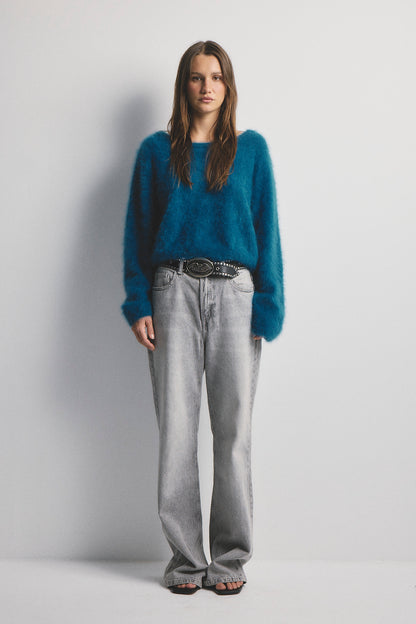 Stella Boat Neck - ocean