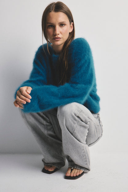 Stella Boat Neck - ocean