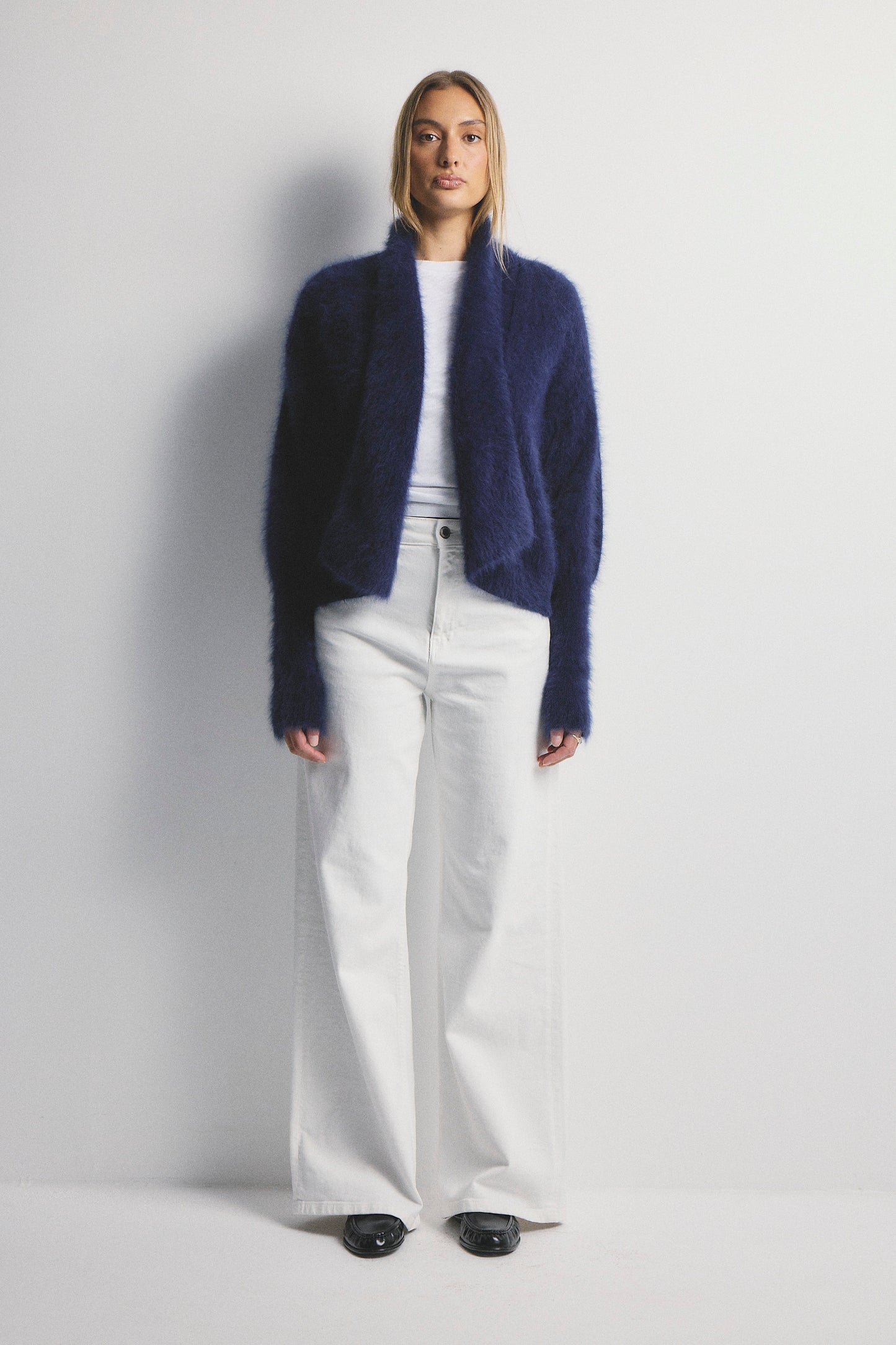 Zoe Cropped - Navy