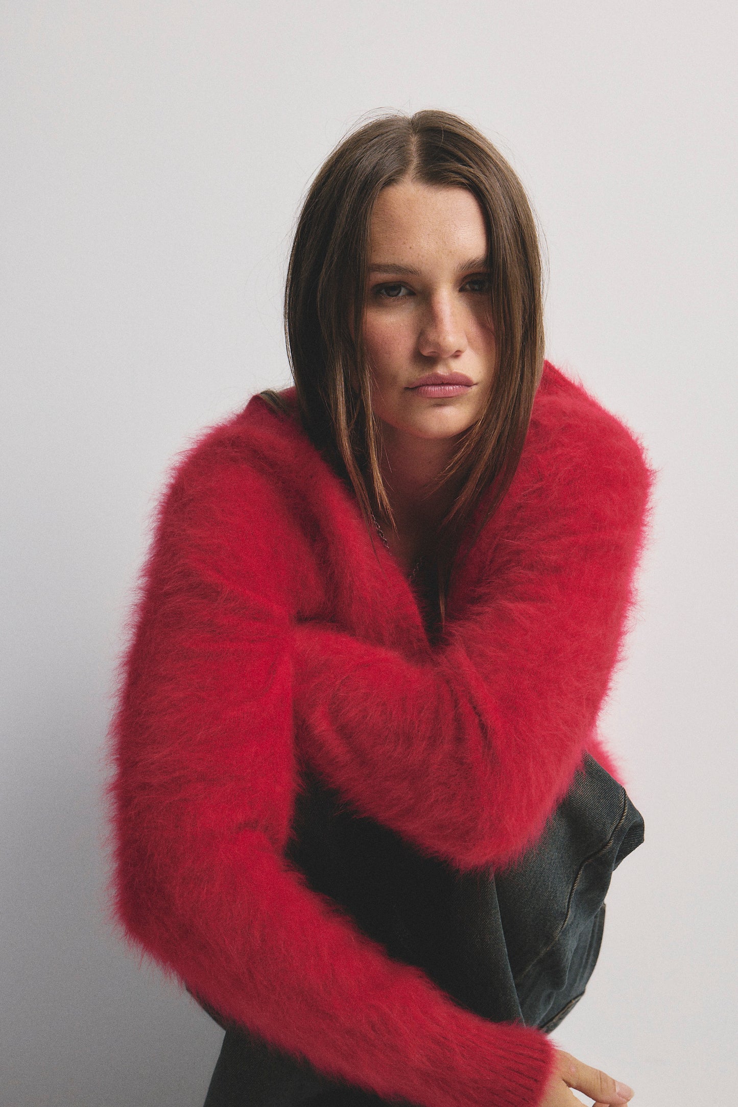 Olivia V Neck - Flame