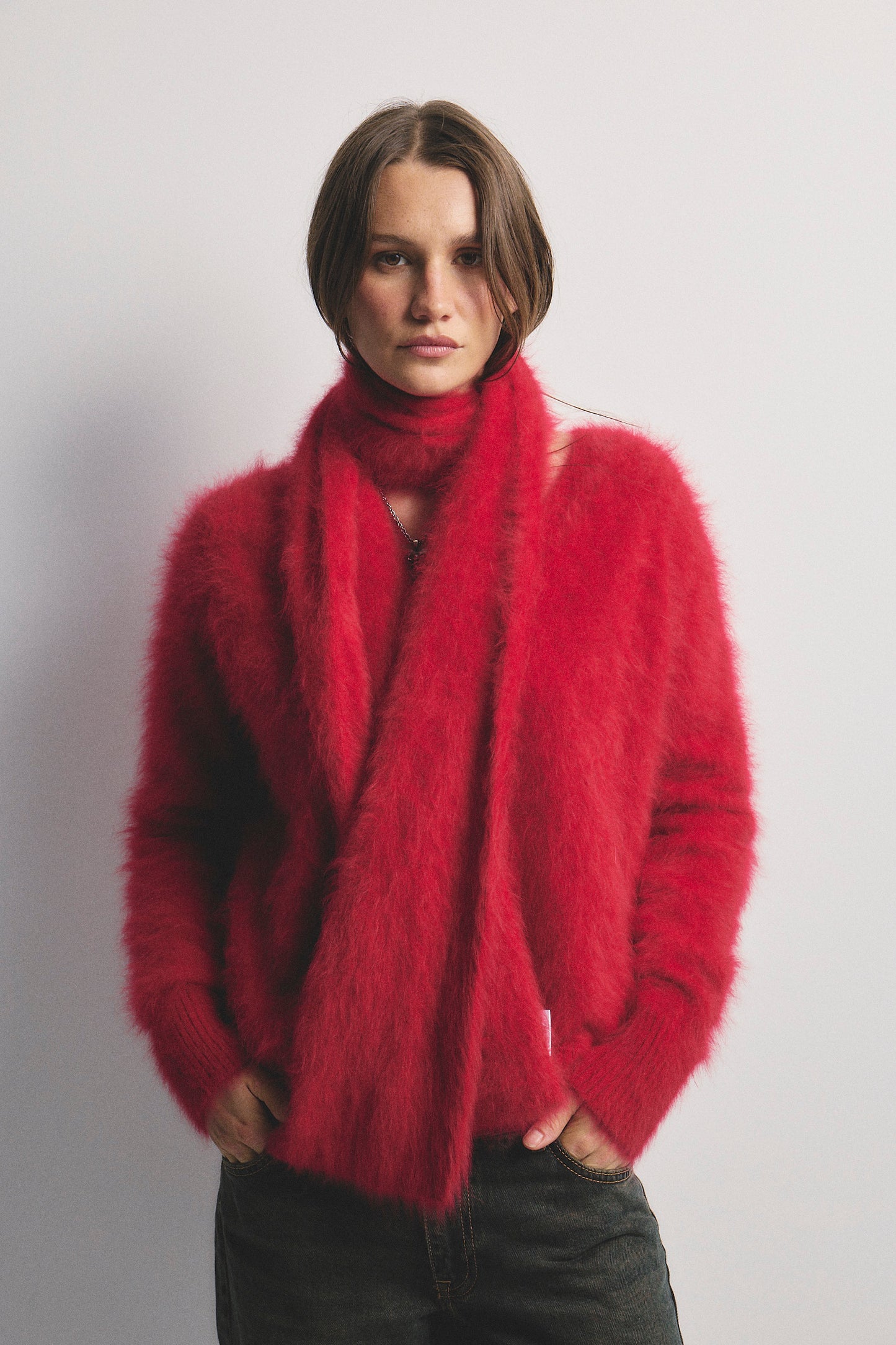 Olivia V Neck - Flame