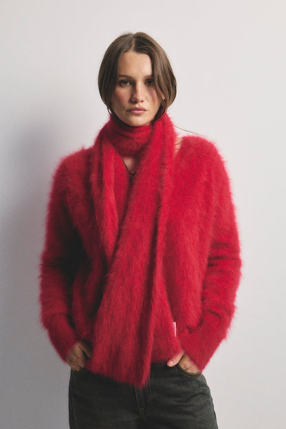 Olivia V Neck - Flame