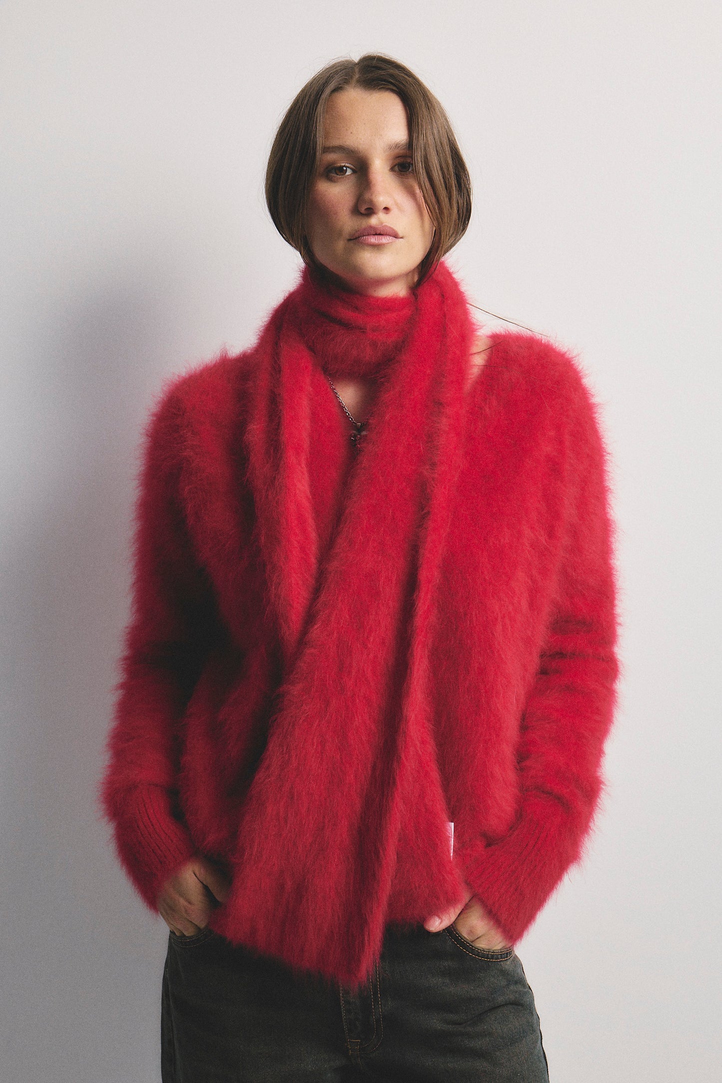 Olivia V Neck - Flame