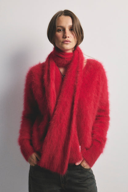 Olivia V Neck - Flame